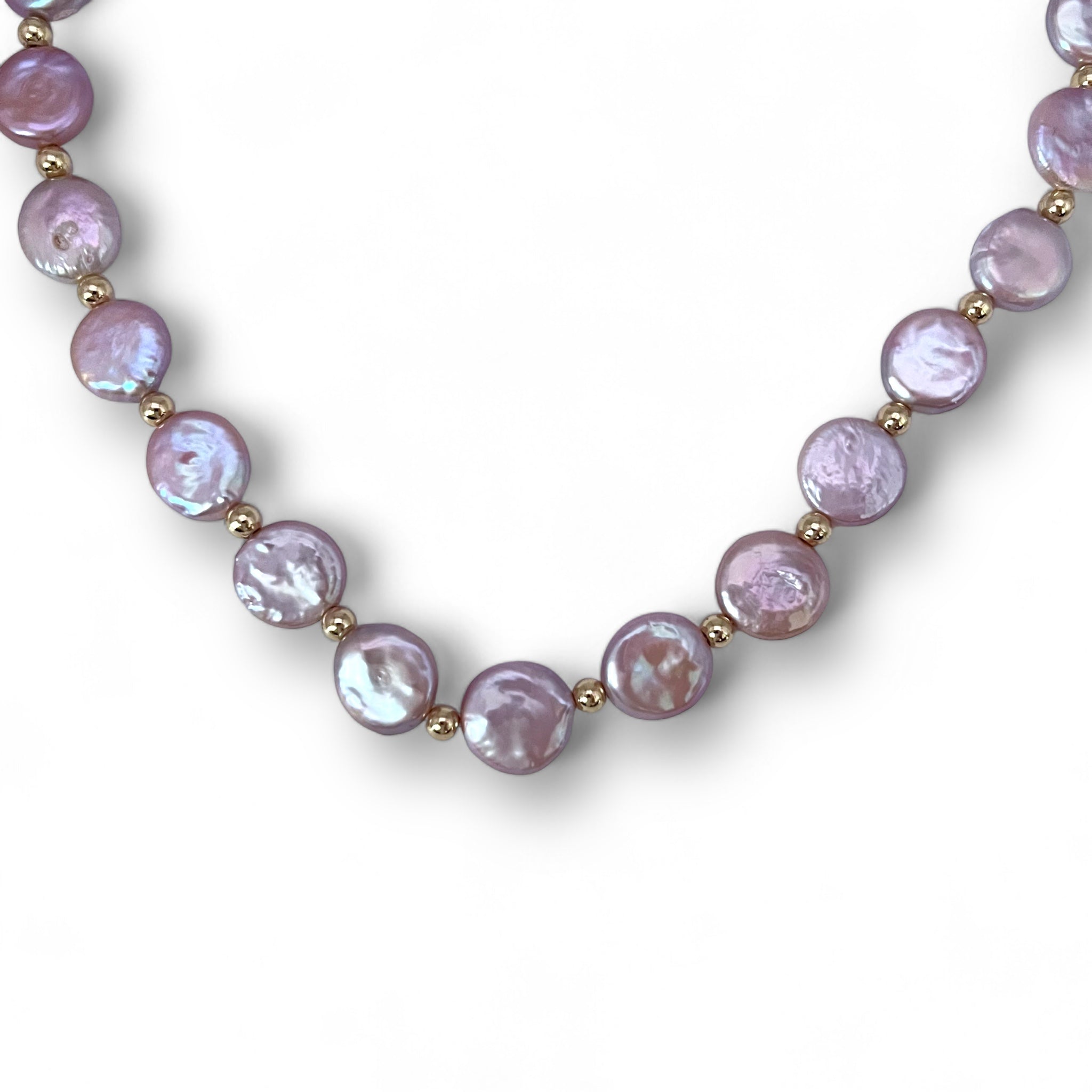 GRACE Button Zoetwater Parel Ketting
