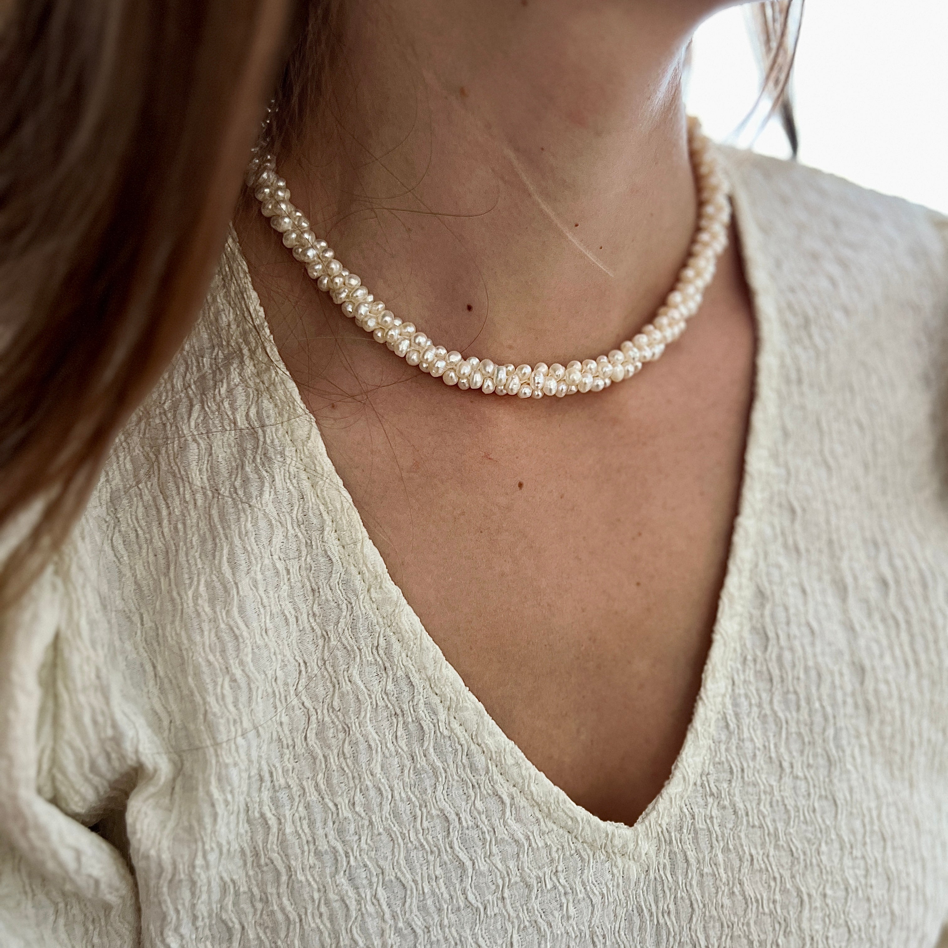 CHARLOTTE Zoetwater Parel Ketting
