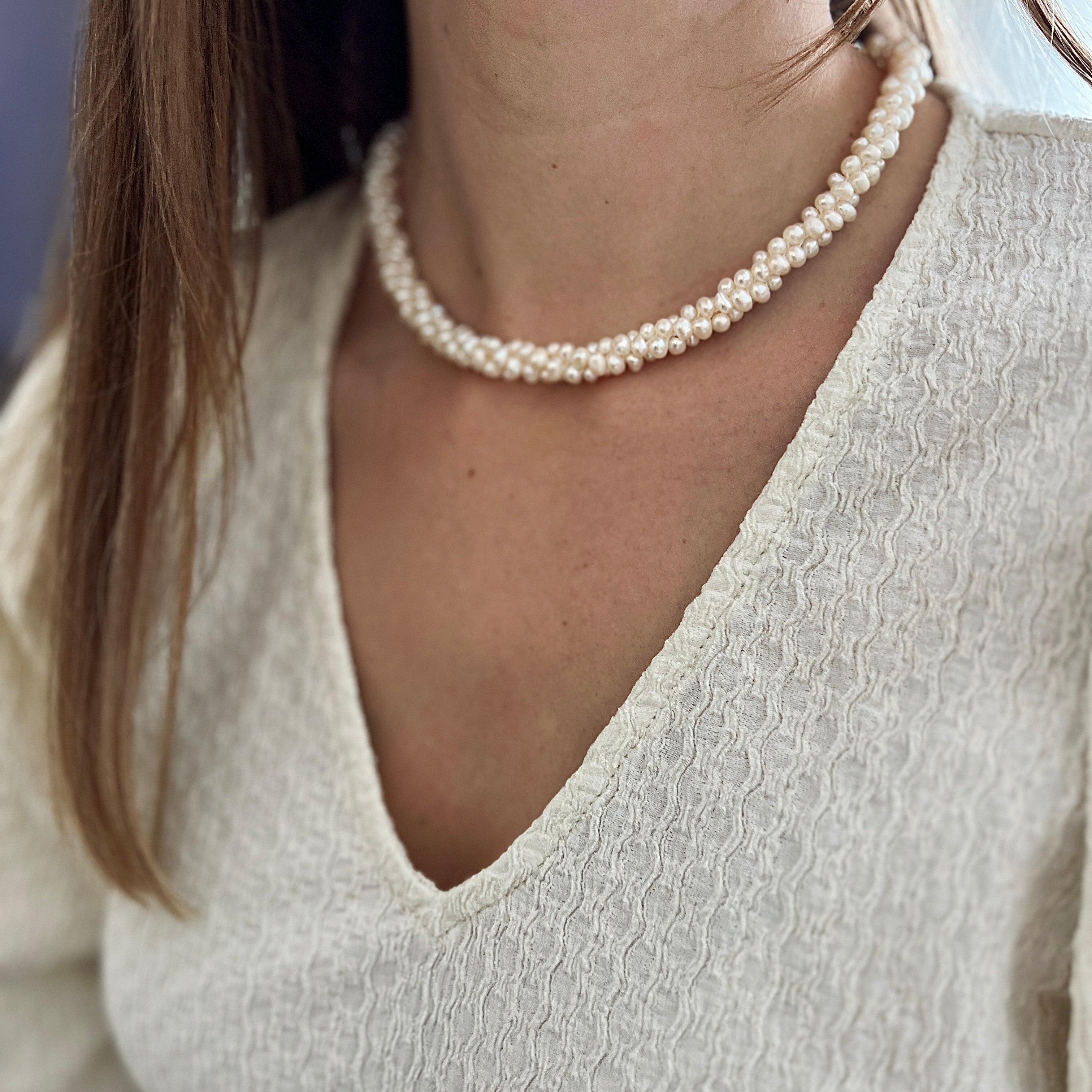 CHARLOTTE Zoetwater Parel Ketting